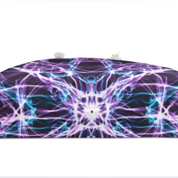 EDITED EDITION Electric Purple Psychedelic Weekender Bag - Picture 3 of 5